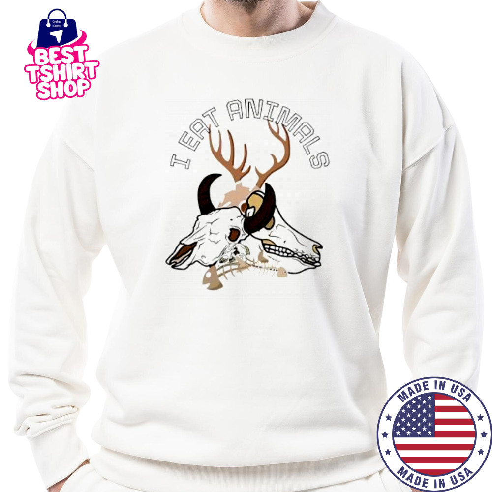 I Eat Animals antelope skull shirt Sweatshirt
