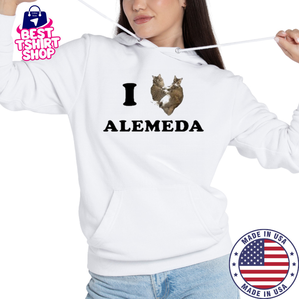 I Love Alameda Cats T-Shirt Hoodie