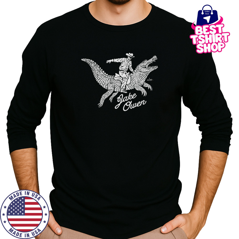 Jake Owen Gator Cowboy T-shirt Long Sleeved