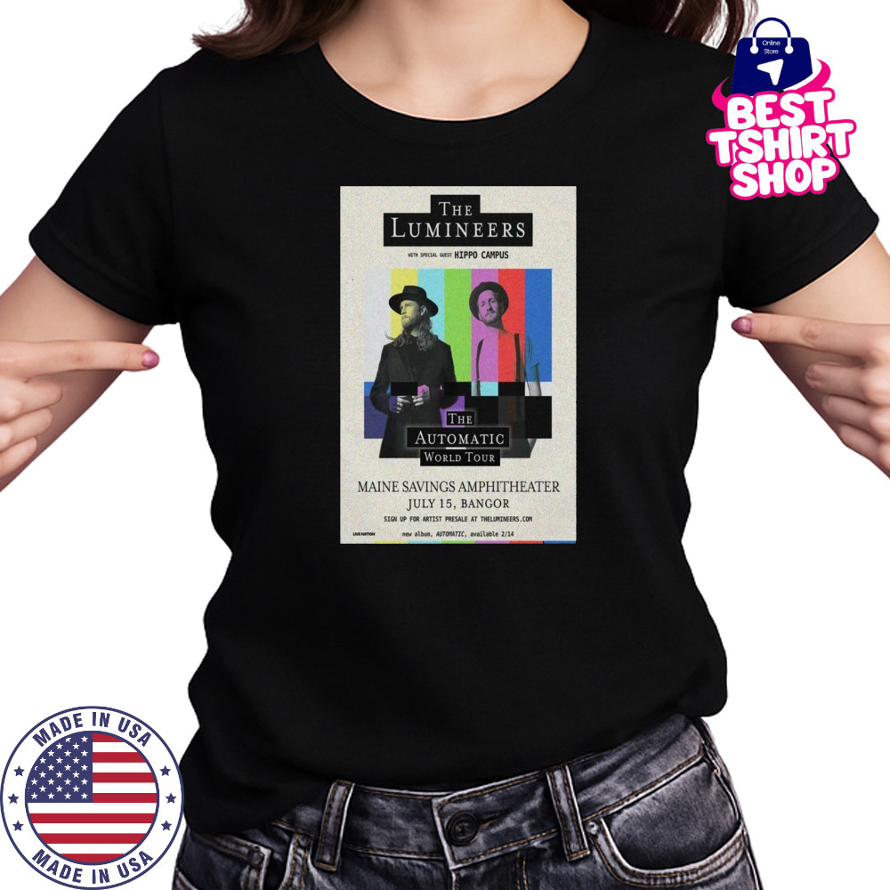 July 15 2025 The Lumineer Bangor Poster T-Shirt Women's T-shirt