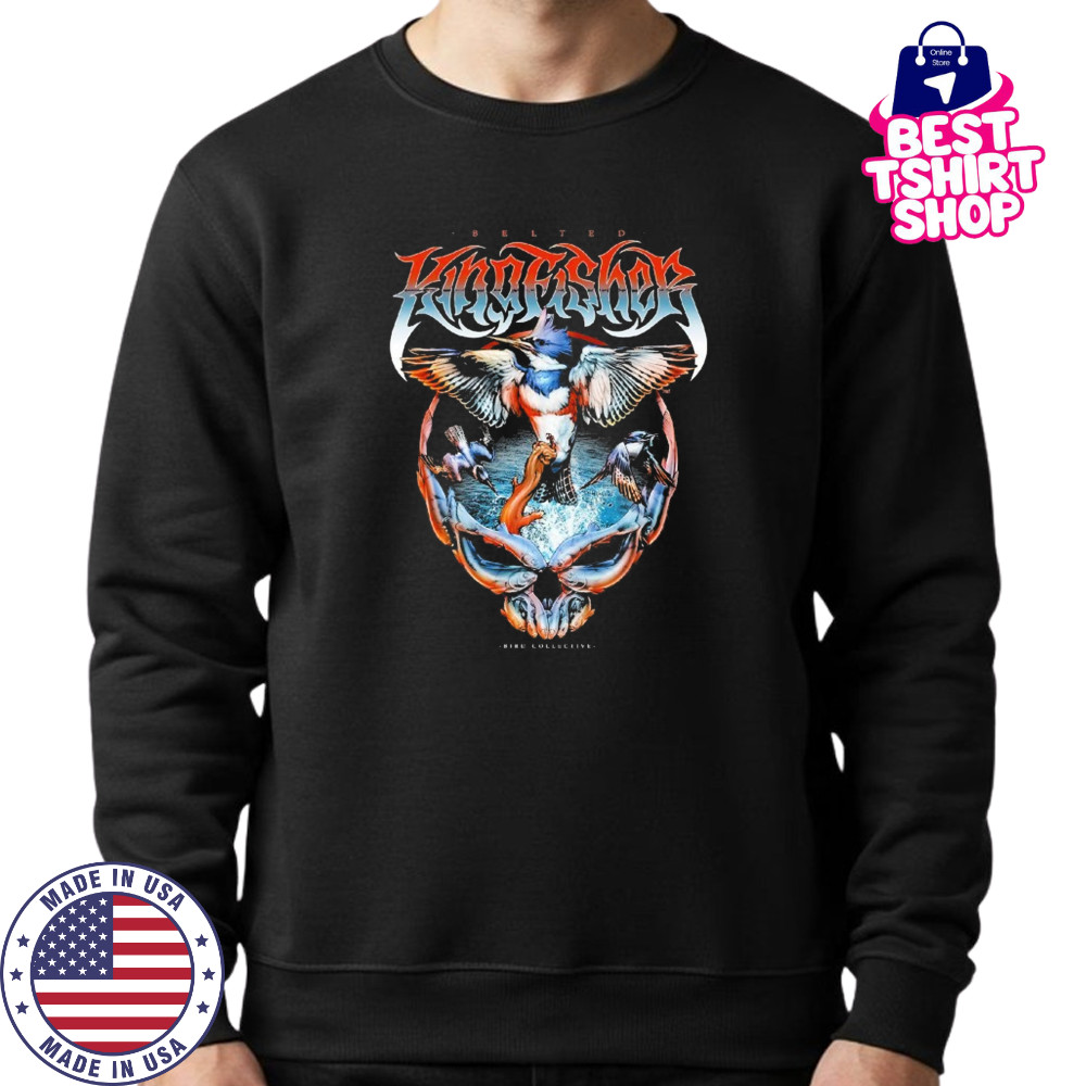 Kingfisher Belted Bird Collective T-shirt Sweatshirt