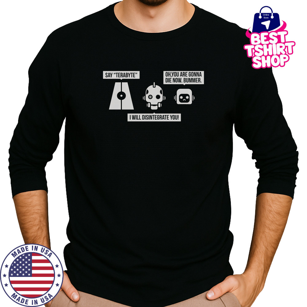 Love Dead & Robot The Three Robots T-Shirt Long Sleeved
