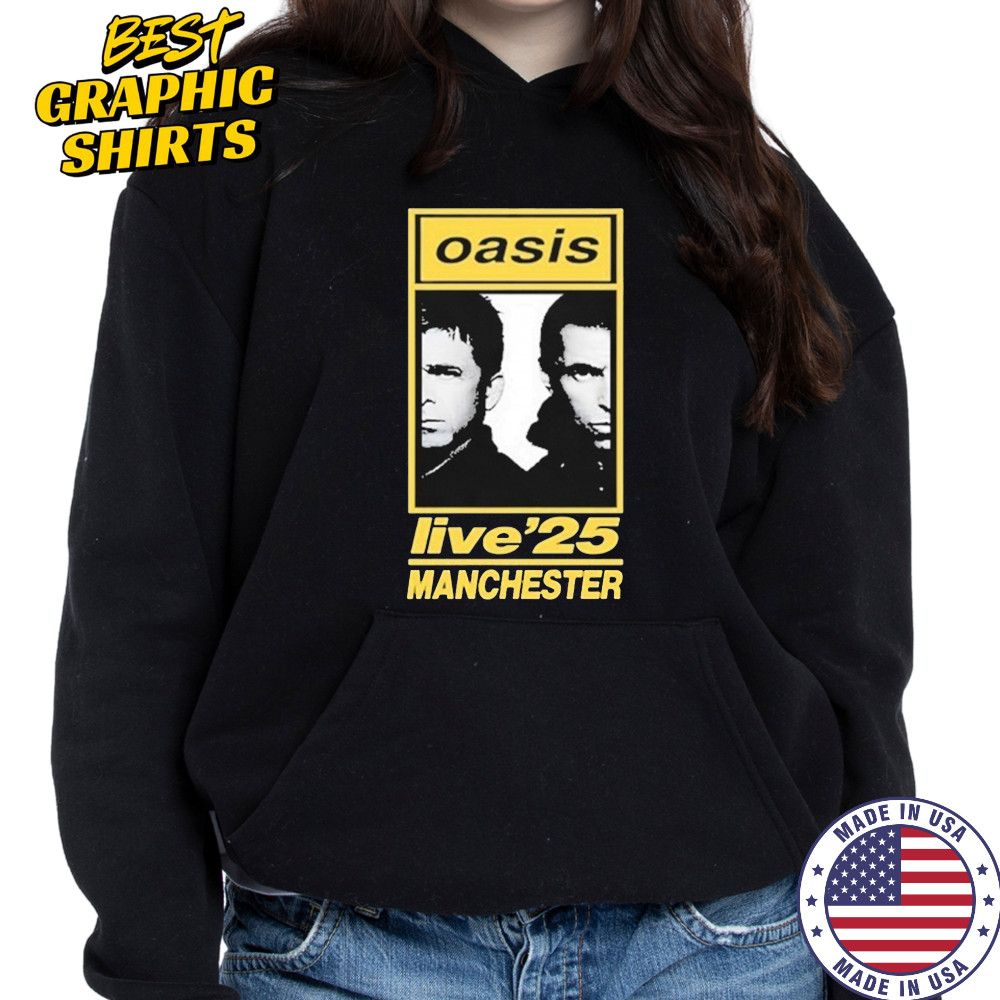 Oasis 07 16 2025 Tour Manchester Heaton Park T-Shirt Hoodie