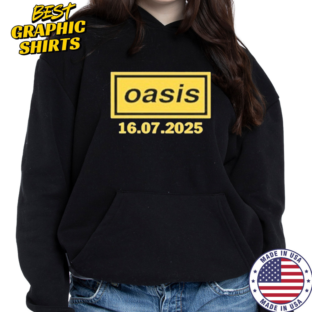 Oasis July 16 2025 Tour Manchester Heaton Park T-Shirt Hoodie