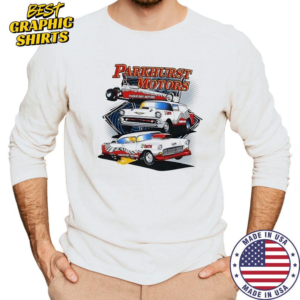 Parkhurst Motors Cadillac Castrol Car shirt Long Sleeved
