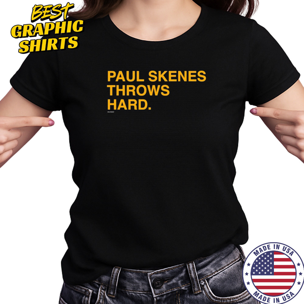Paul Skenes Throws Hard T-shirt Women's T-shirt