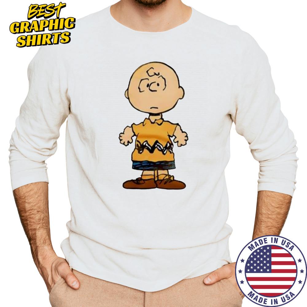 Peanuts Charlie Brown Character cute shirt Long Sleeved