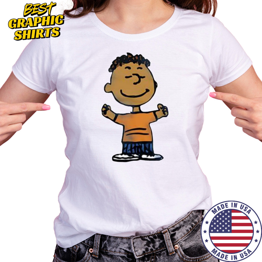 Peanuts Franklin Character cartoon cute shirt Women's T-shirt
