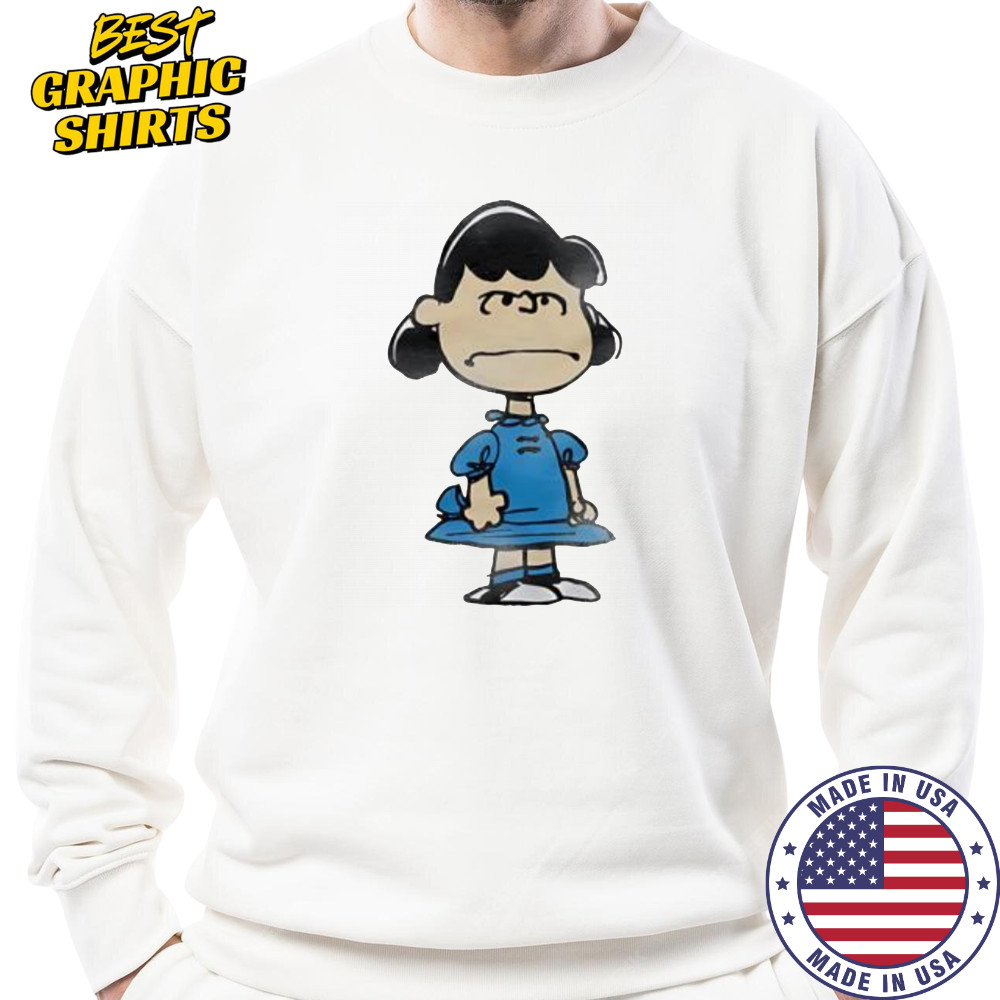 Peanuts Lucy Character cartoon cute shirt Sweatshirt