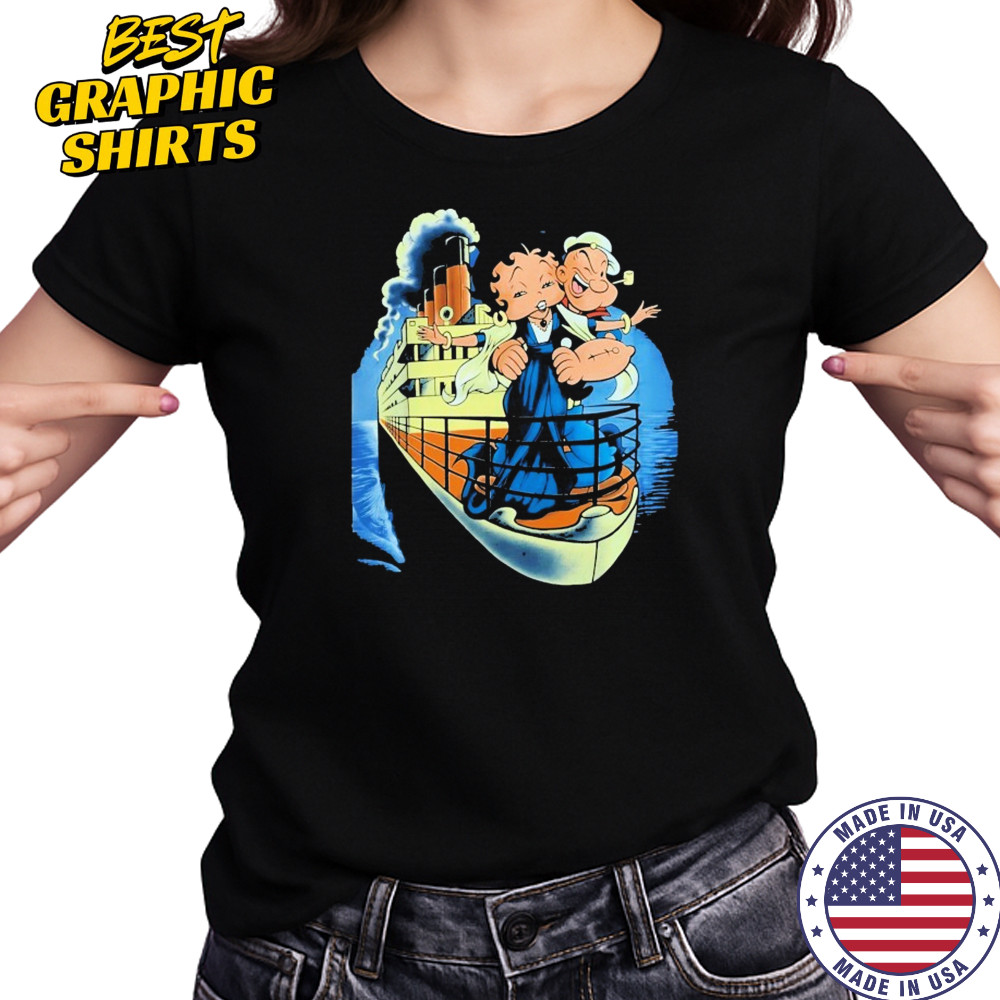 Popeye And Betty Boop Titanic Shirt Women's T-shirt