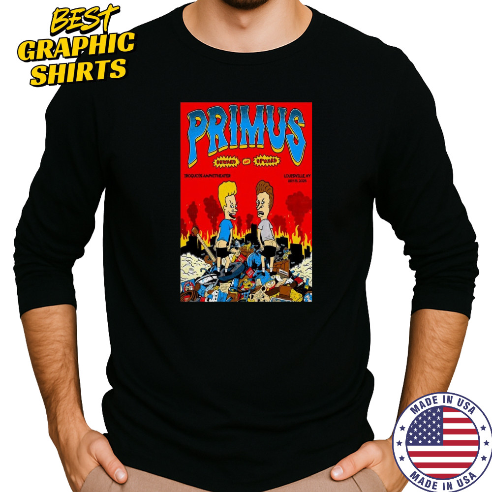 Primus Iroquois Amphitheater In Louisville KY 7-15-2025 Poster T-Shirt Long Sleeved