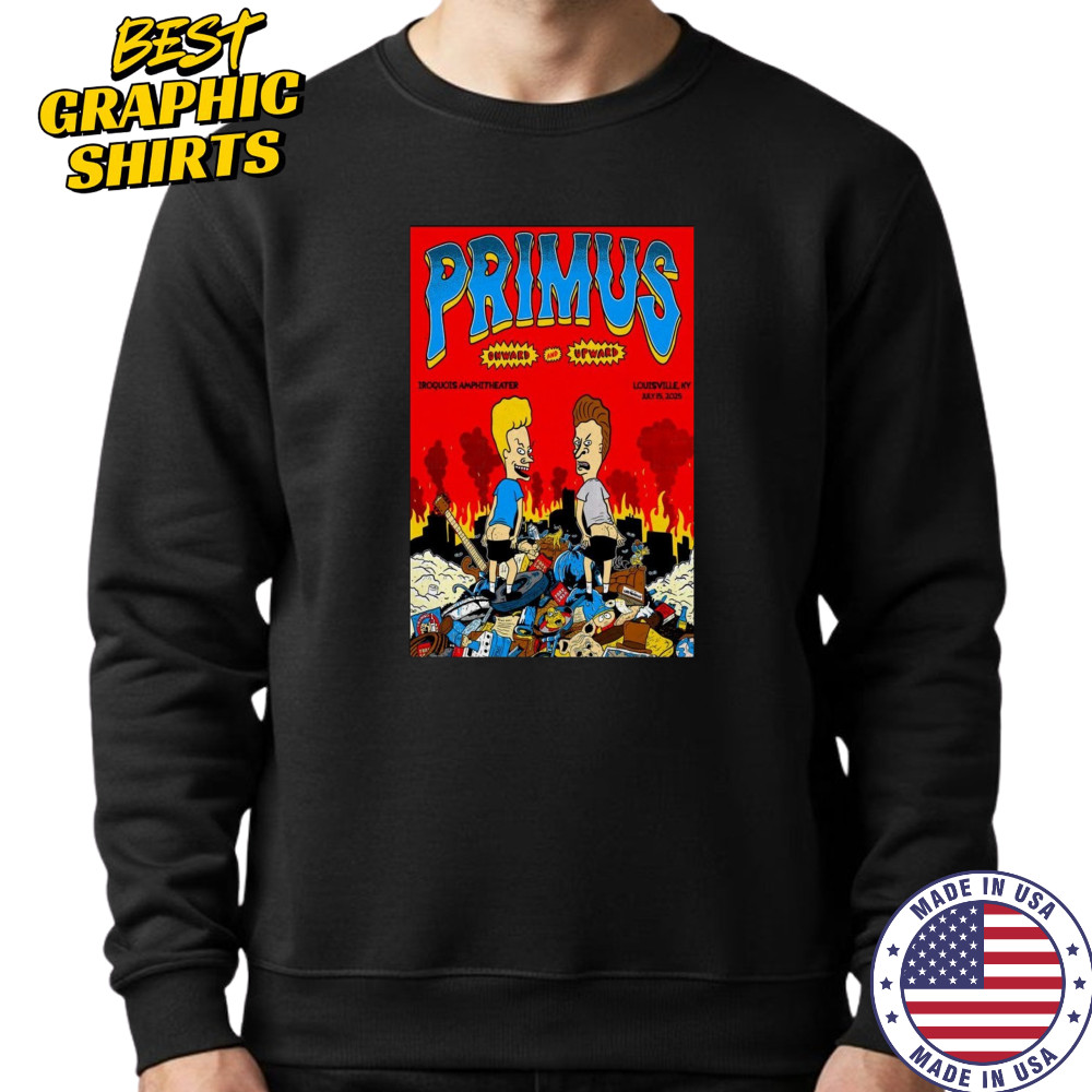 Primus Iroquois Amphitheater In Louisville KY 7-15-2025 Poster T-Shirt Sweatshirt
