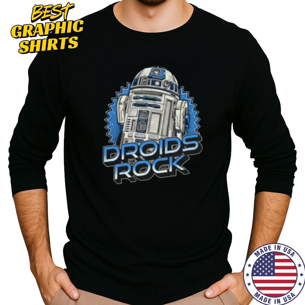 R2 D2 Droids Rock shirt Long Sleeved