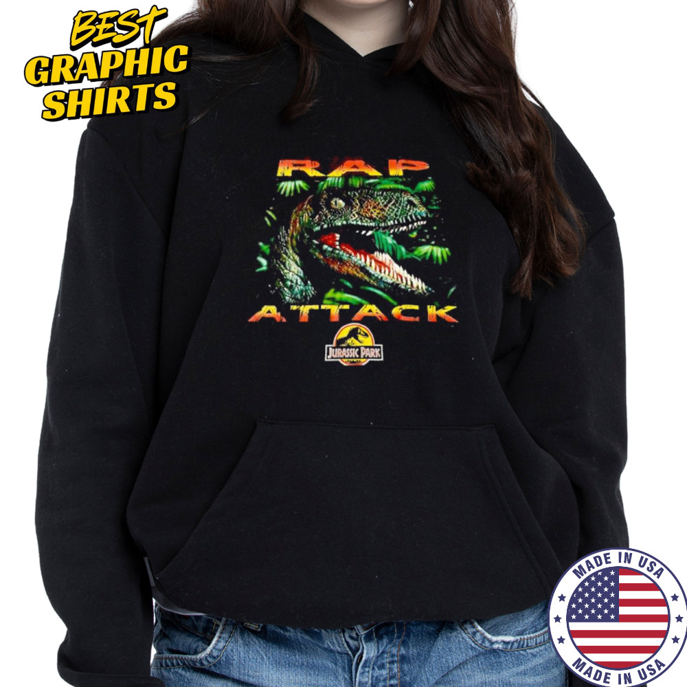 Rap Attack Jurassic Park graphic shirt Hoodie