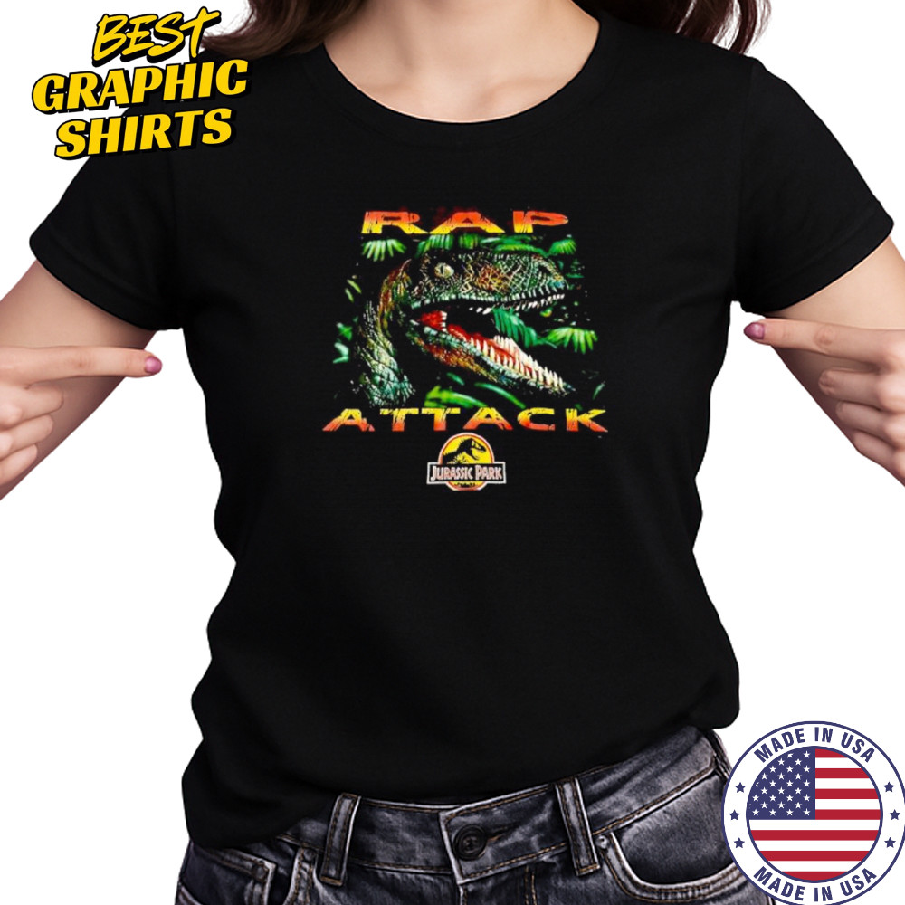 Rap Attack Jurassic Park graphic shirt Women's T-shirt