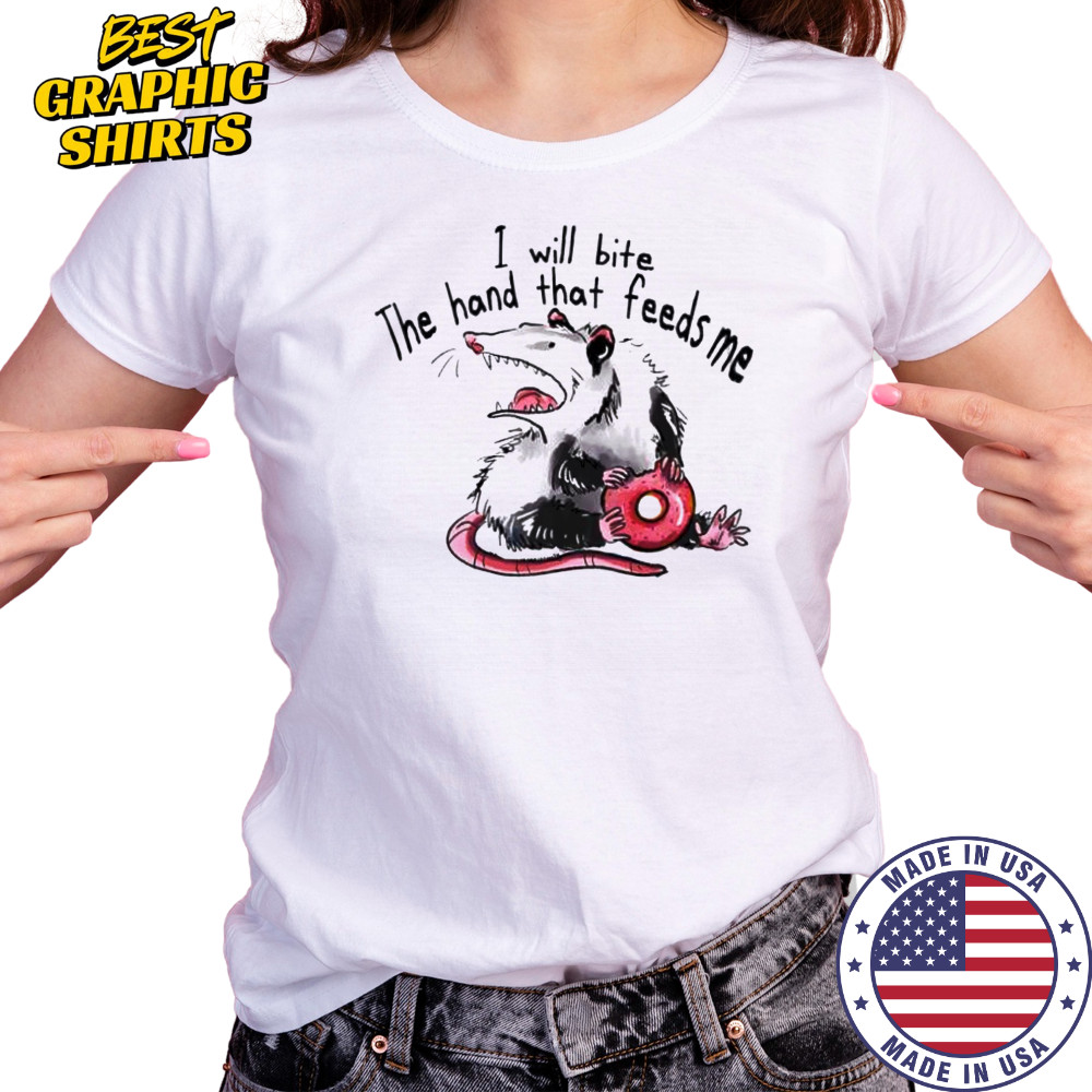 Rat I will bite The hand that feeds me shirt Women's T-shirt