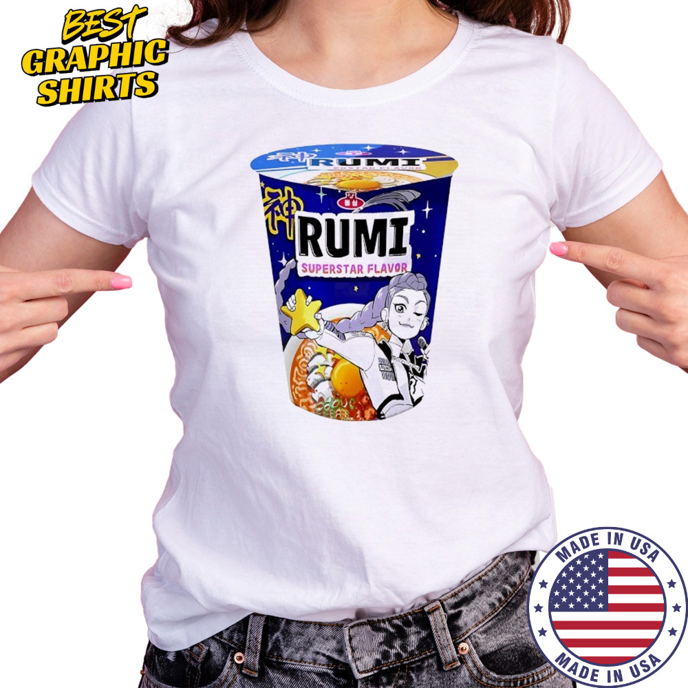 Rumi Superstar Flavor Ramen KPop Demon Hunters shirt Women's T-shirt