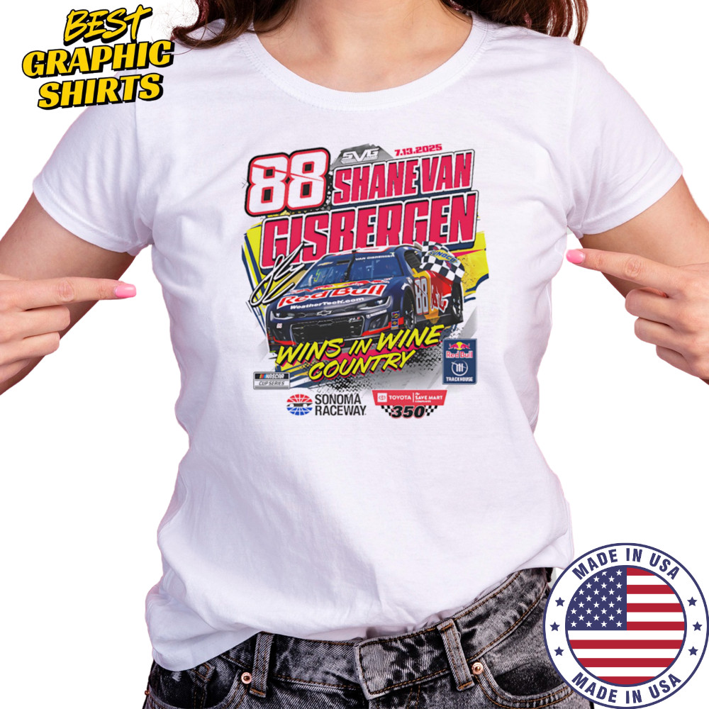 Shane van Gisbergen 2025 Toyota SaveMart 350 Race Win shirt Women's T-shirt