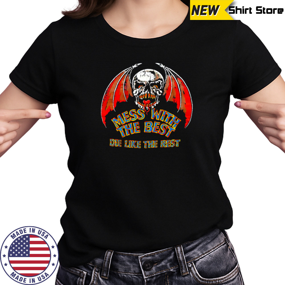 Skull Moto mess with the best die like the rest shirt Women's T-shirt