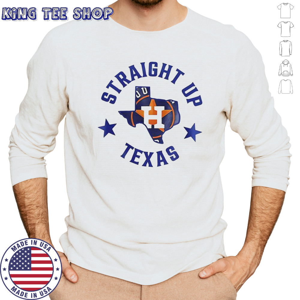 Straight Up Texas Houston Astros T-Shirt Long Sleeved