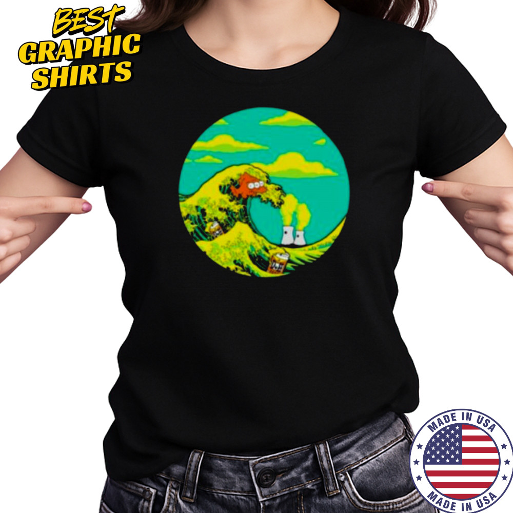 The Great Wave Off Springfield shirt Women's T-shirt
