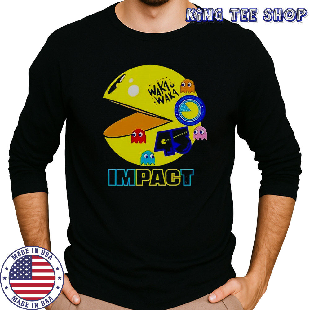 Waka Waka Pac Man 45th Anniversary T-Shirt Long Sleeved