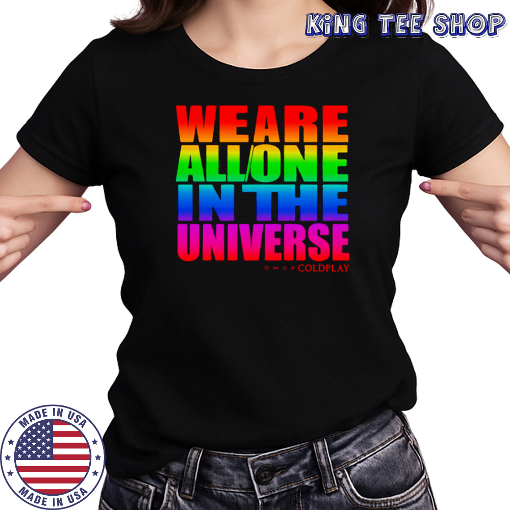 We are all one in the universe pride shirt Women's T-shirt