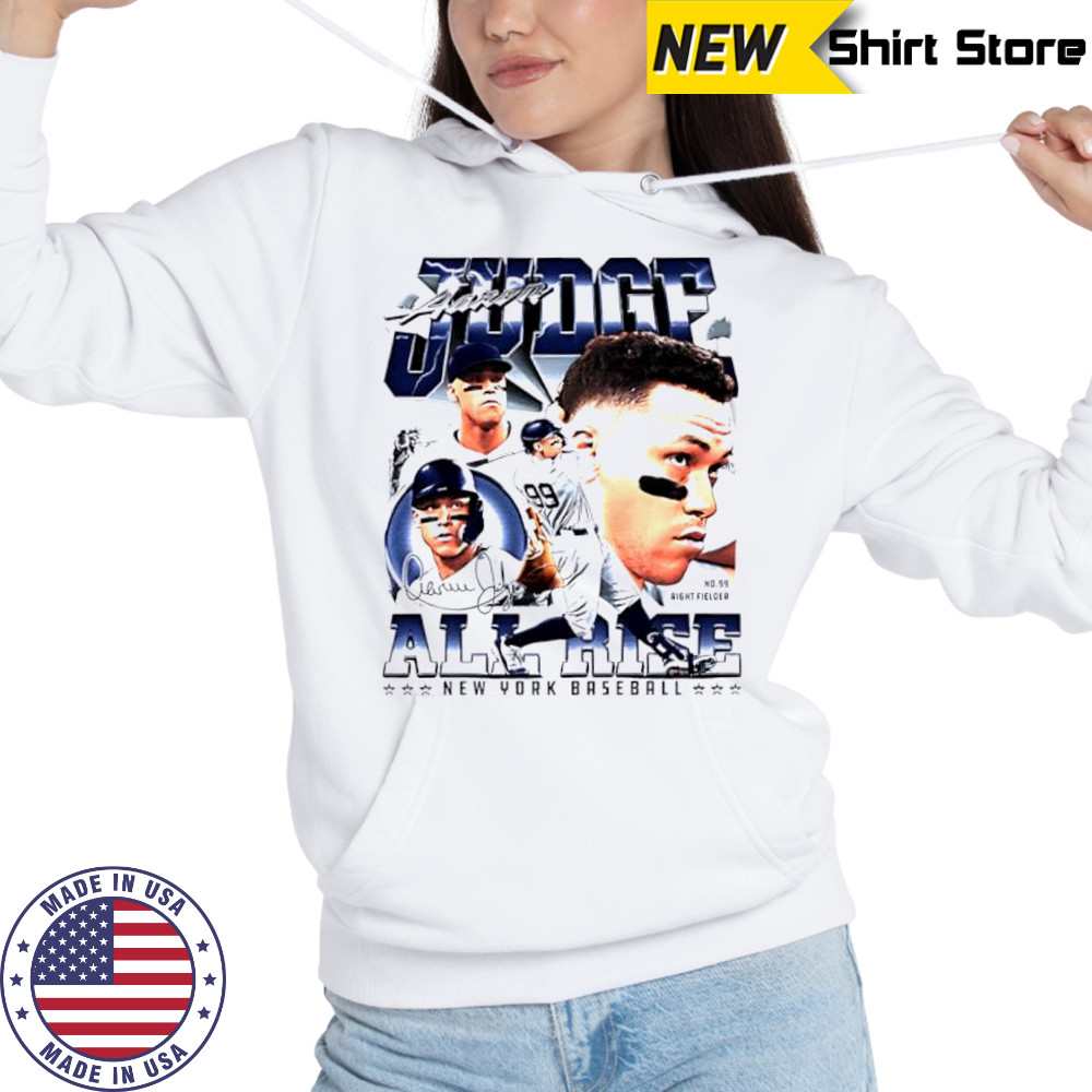 Aaron Judge New York baseball signature no 99 retro shirt Hoodie