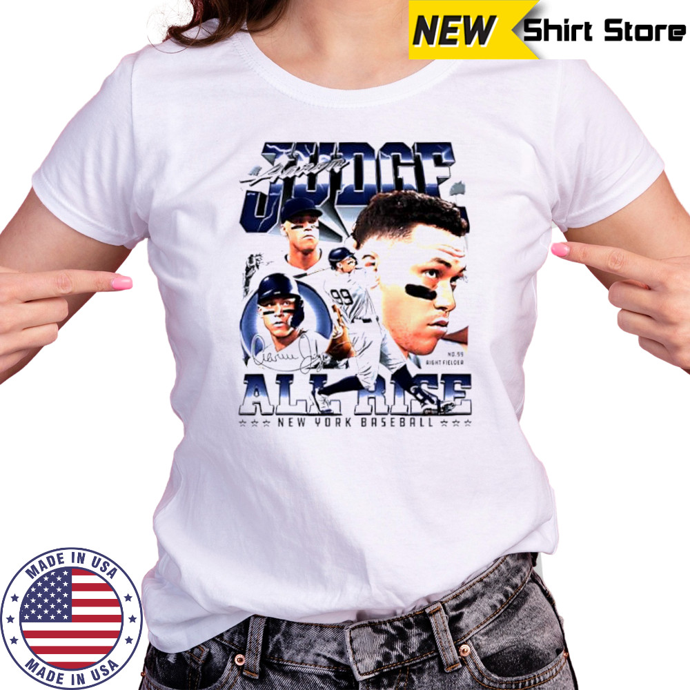 Aaron Judge New York baseball signature no 99 retro shirt Women's T-shirt