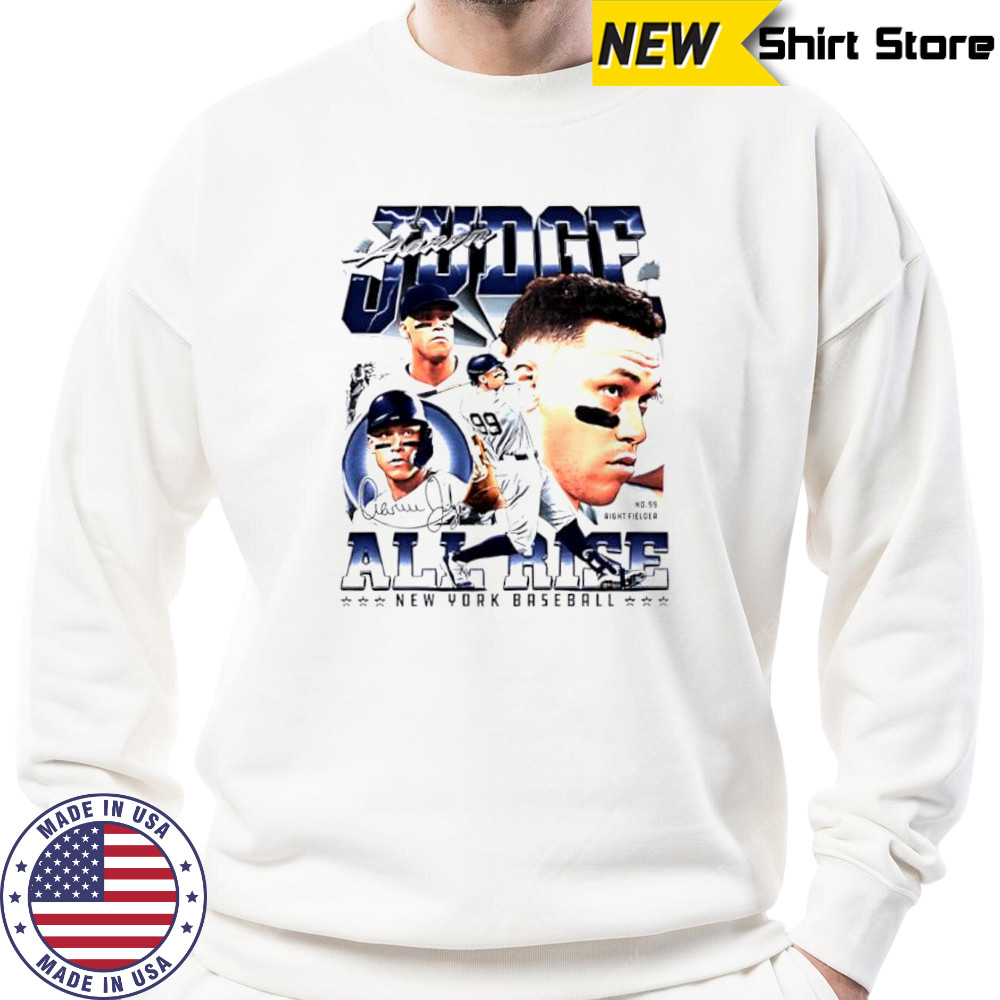 Aaron Judge New York baseball signature no 99 retro shirt Sweatshirt