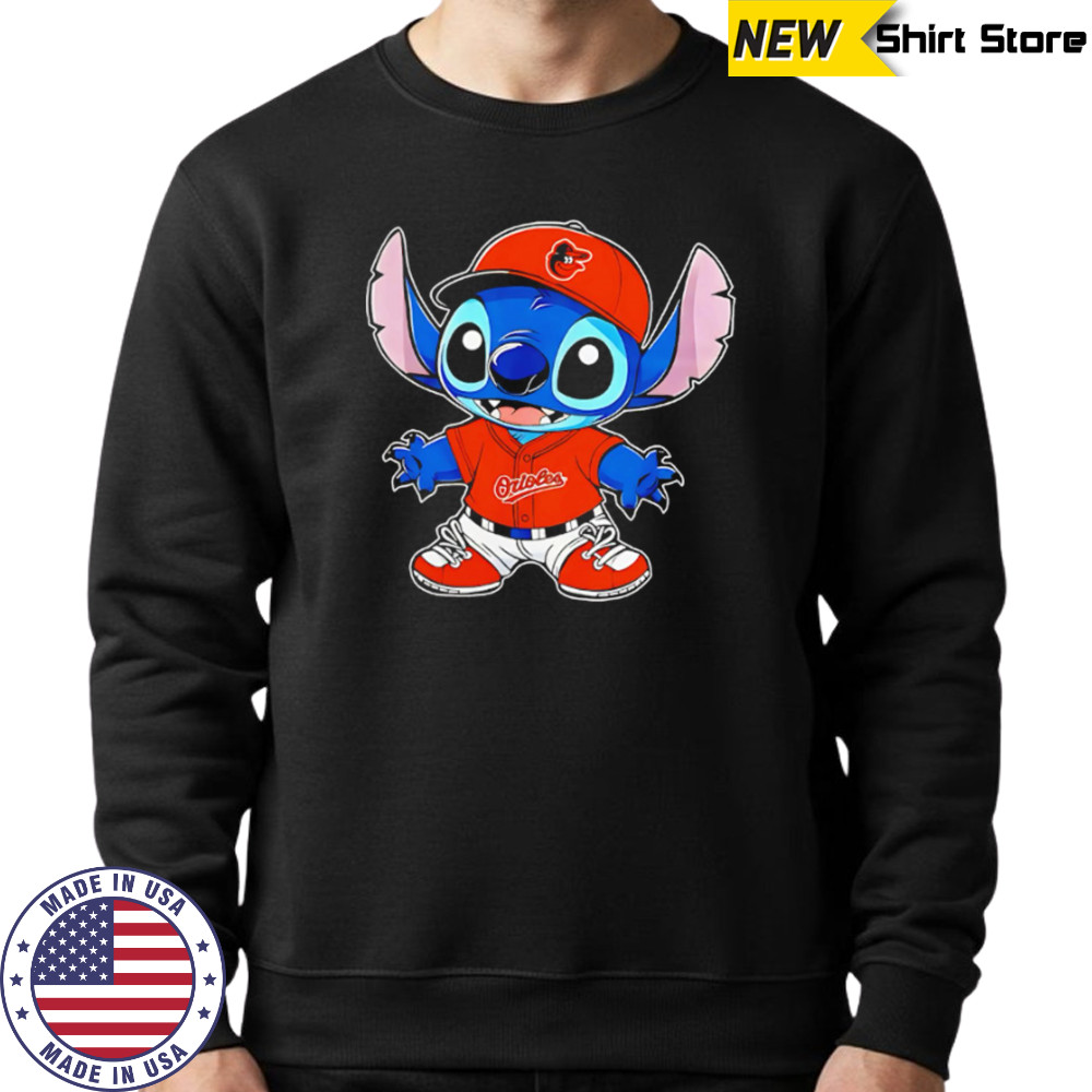 Baltimore Orioles Stitch Baseball 2025 shirt Sweatshirt