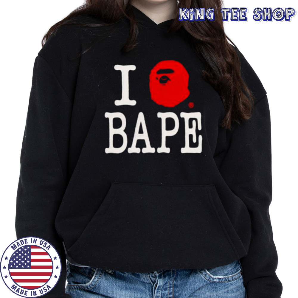 BAPE LOGO INSIDE OUT RELAXED FIT Shirt Hoodie