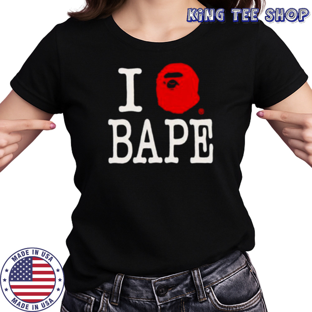 BAPE LOGO INSIDE OUT RELAXED FIT Shirt Women's T-shirt