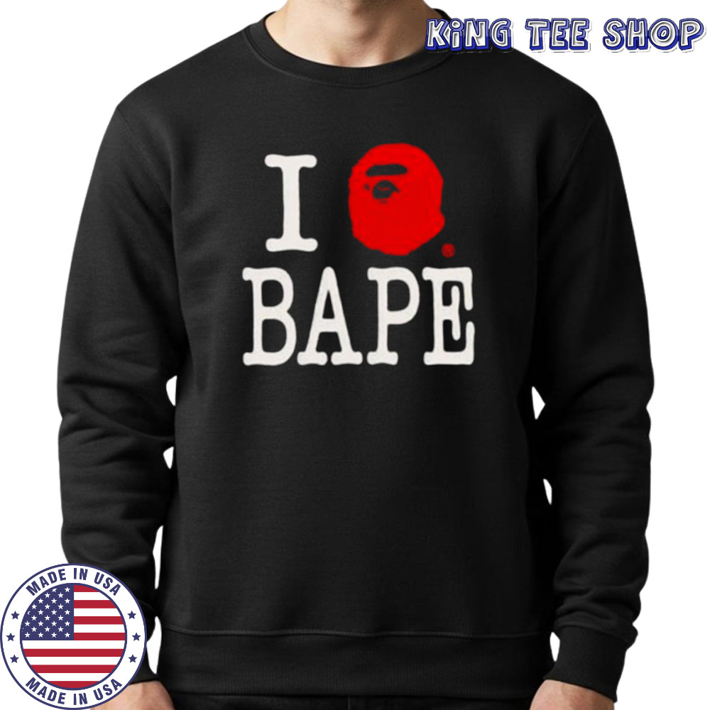 BAPE LOGO INSIDE OUT RELAXED FIT Shirt Sweatshirt