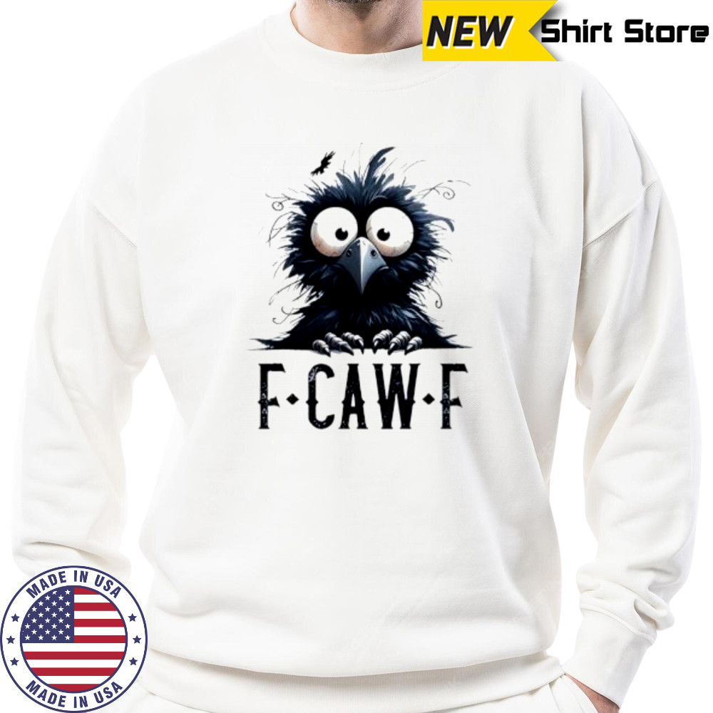 Black crow bird fcawf shirt Sweatshirt