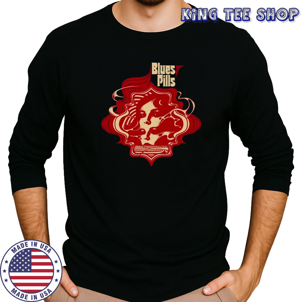 Blues Pills Smoked Faces T-shirt Long Sleeved