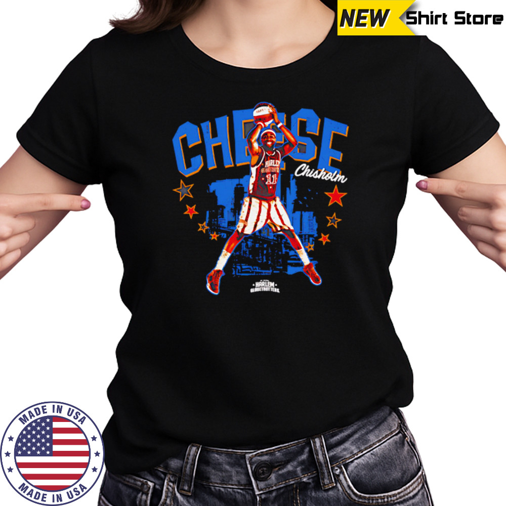 Cheese Chisholm Harlem Globetrotters Nickname graphic shirt Women's T-shirt