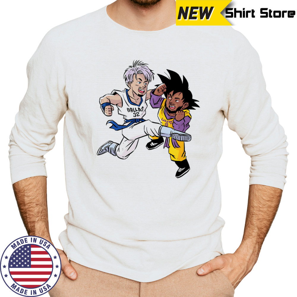 Cooper Flagg vs Bronny James Dragon Ball shirt Long Sleeved