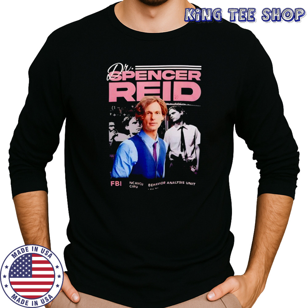 Criminal Minds Dr Spencer Reid T-Shirt Long Sleeved