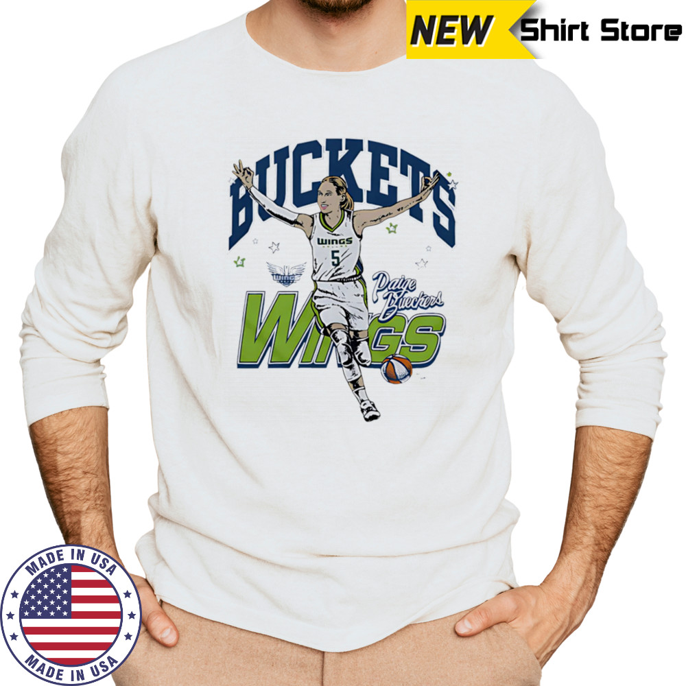 Dallas Wings Paige Bueckers Buckets shirt Long Sleeved