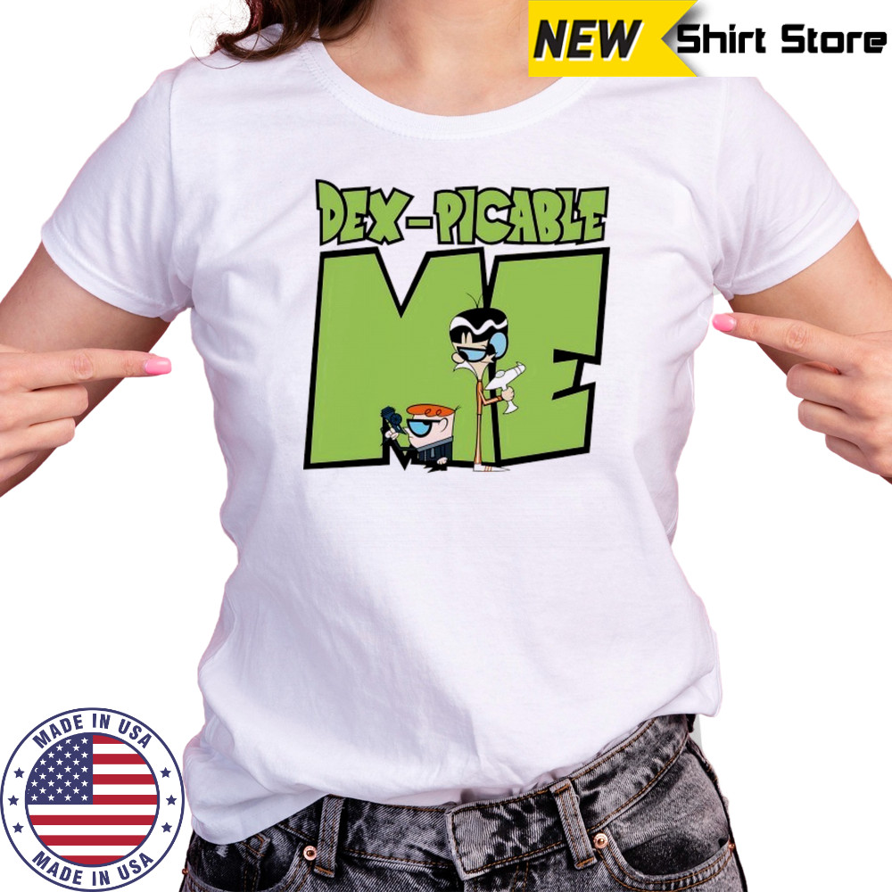 Dexter’s Laboratory X Dex-Picable Me cartoon shirt Women's T-shirt