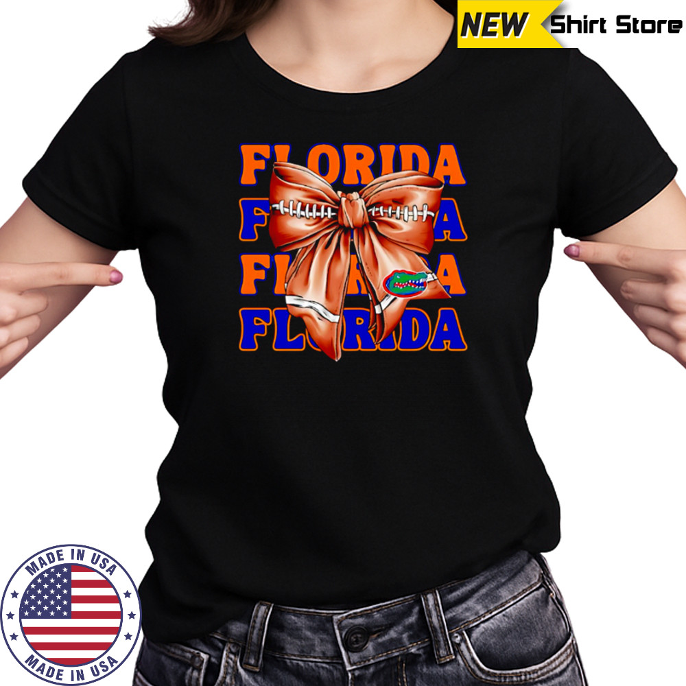 Florida Gators Bow Repeat Design shirt Women's T-shirt