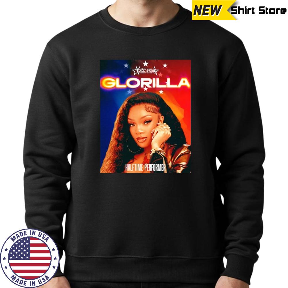 GloRilla 2025 AT&T WNBA All Star Game halftime perform shirt Sweatshirt