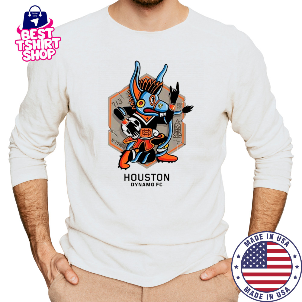 Houston Dynamo FC x Free Walls H-Town Collection Hexagon shirt Long Sleeved