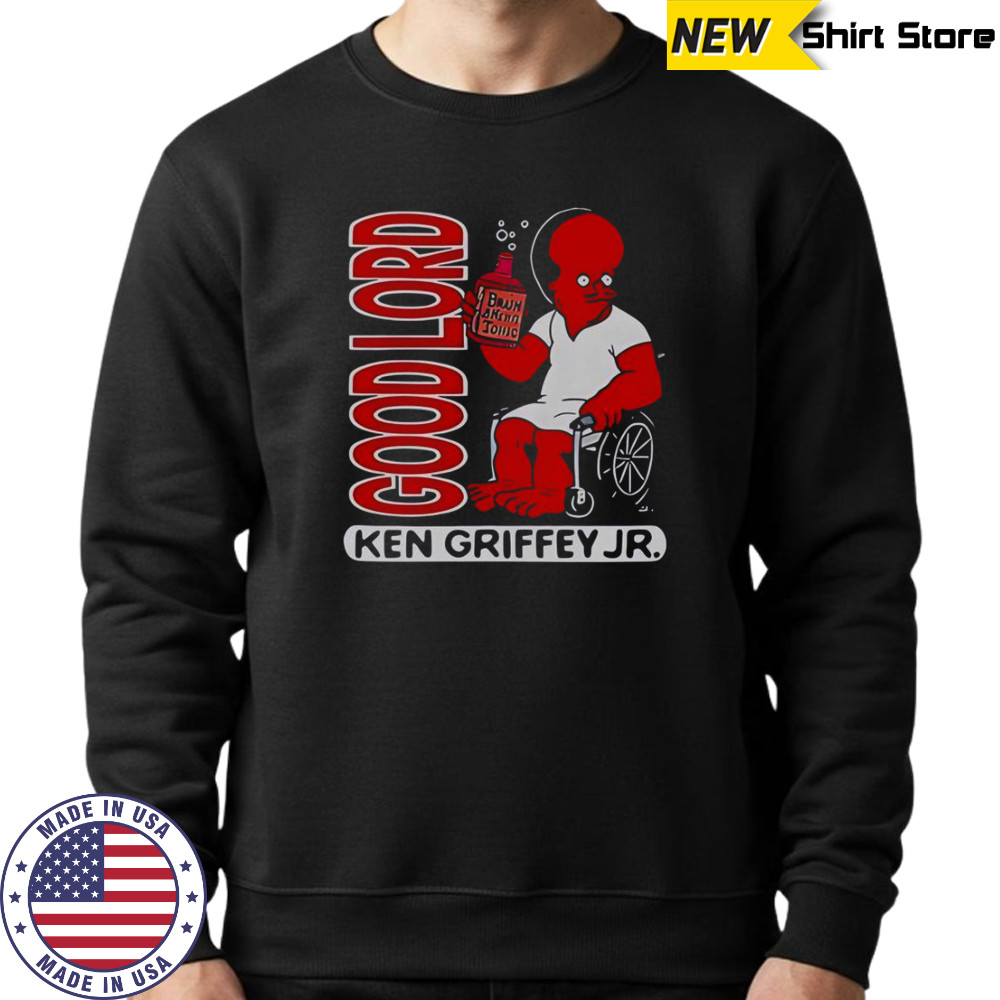 Ken Griffey Jr Good Lord Cartoon T-Shirt Sweatshirt