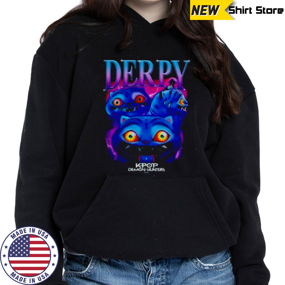 KPop Demon Hunters Derpy Tiger shirt Hoodie