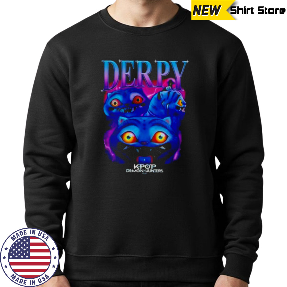 KPop Demon Hunters Derpy Tiger shirt Sweatshirt