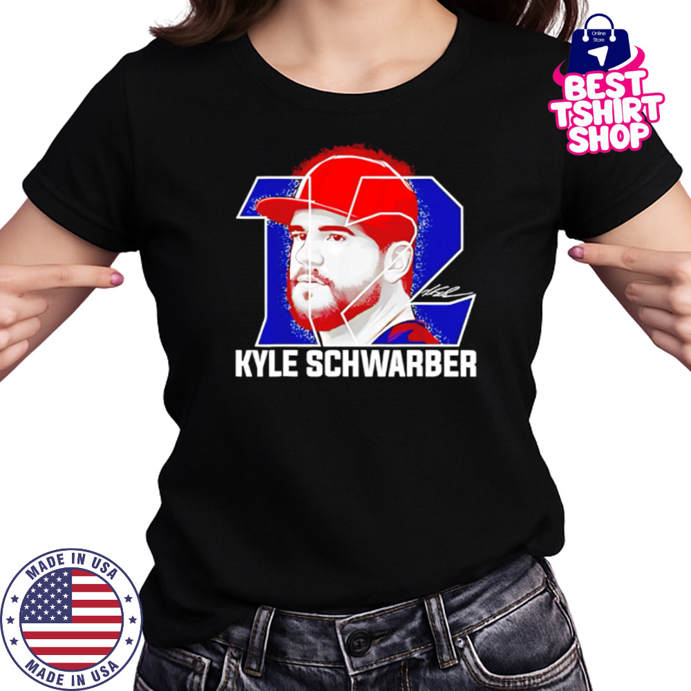 Kyle Schwarber 12 Silhouette Schwarber Philadelphia shirt Women's T-shirt