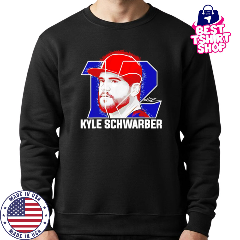 Kyle Schwarber 12 Silhouette Schwarber Philadelphia shirt Sweatshirt