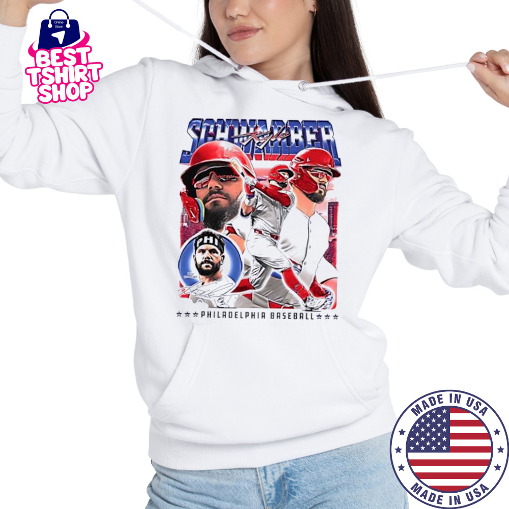 Kyle Schwarber Philadelphia Vintage signature baseball shirt Hoodie